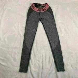 Gymshark flex Dry moisture compression leggings gray women size XS